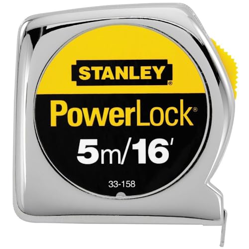 STANLEY PowerLock Tape Measure, 16-Foot (33-158) - size: 4.9 m