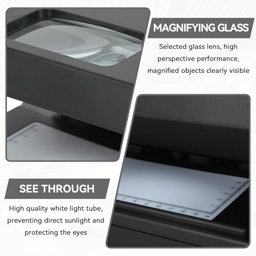 Counterfeit Bill Detector with LED UV Light, Money Marker Counterfeits Money Detector, Fake Money Detector Machine for Bill, UV Counterfeit Money Detector, Backlight for Watermark Detection
