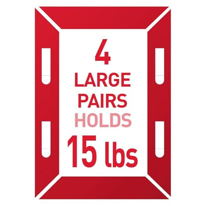 Command 15 lb & 10 lb Large and Medium 28 Pairs Picture Hanging Strips (56 Strips), Damage-Free Hangers for Picture Frames, No Tools Required, Great for Home Room Wall Decor, White Adhesive - size: 3 Pack