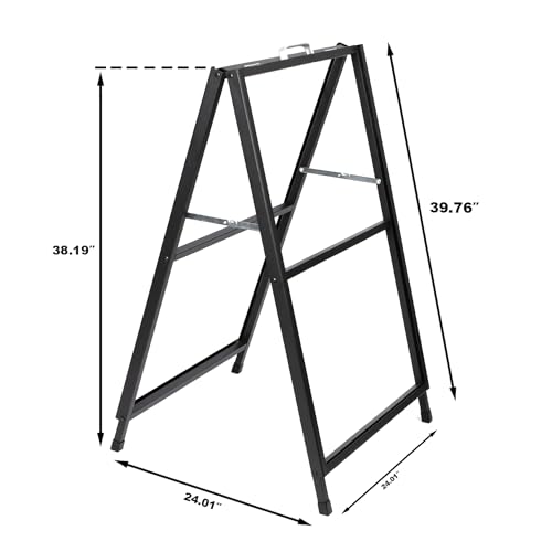 AKTOP Heavy Duty A-Frame Sidewalk Signs 24 x 36 Inch - style: Portable