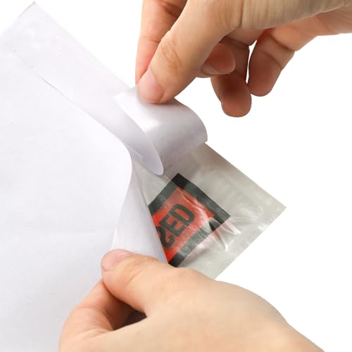 Nicunom 1000 Pcs Packing List Envelopes 4.5" x 5.5", Clear Adhesive Invoice Packing Slip Envelope Pouches Shipping Label Sleeves Top Loading Packing List Enclosed Bags for Mailing - size: 4.5'' x 5.5''