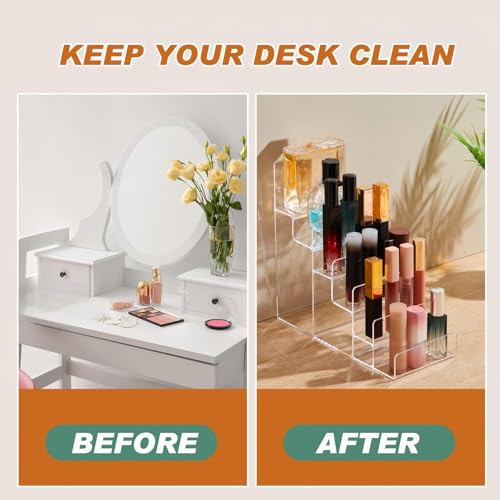 Kathfly 2 Pack 6-tier Acrylic Display Stand for Purses & Wallets - size: 6-tier