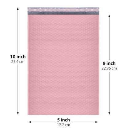 Light Pink Bubble Mailers 5x10, Self Seal Poly Padded Envelopes #00, 250 Pack - color: Light Pink, size: 5"x10" / 250 Pack