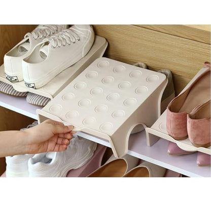 4 Pack Shoe Dividers for Shelves, Fits US Women's Sizes 8.5 and Under