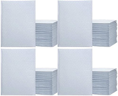 iMBAPrice #5 10.5 x 15.25" Poly Bubble MAILERS Padded ENVELOPES, (100 ct) - color: White, size: 10.5"x 15.5" (100 Bubble Bags)