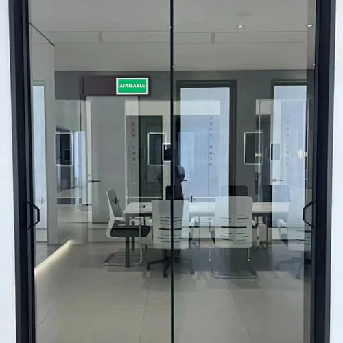 Office Door Sign, In A Meeting/Available Slider Sign - color: Black IN A MEETING