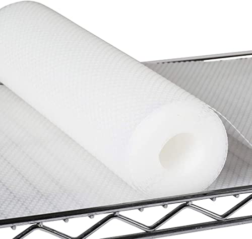 PABUSIOR Thicken Wire Shelf Liner: Transparent 11.5" W x 157" L Easy to Cut - size: 11.5"W x 157"L