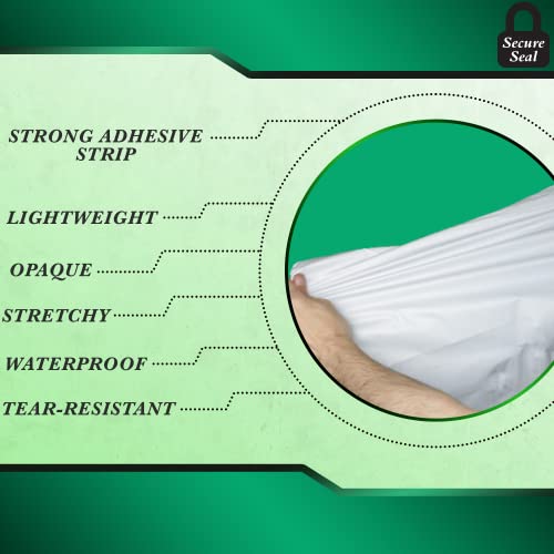 2000 Pack Secure Seal White Poly Mailers - 6x9 Safe Shipping Bags - E-Commerce Self Sealing 2 Mil Poly Envelopes - size: 6" x 9" (2000 Pack)
