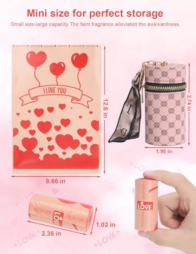 Sanitary Napkin Disposal Bags with Dispenser, Feminine Hygiene Disposal Bags, 225 Pcs 13"x9" Thick Heavy-Duty for Tampon & Napkin Privacy, Portable Refill Bags for Women Travel Home & Party