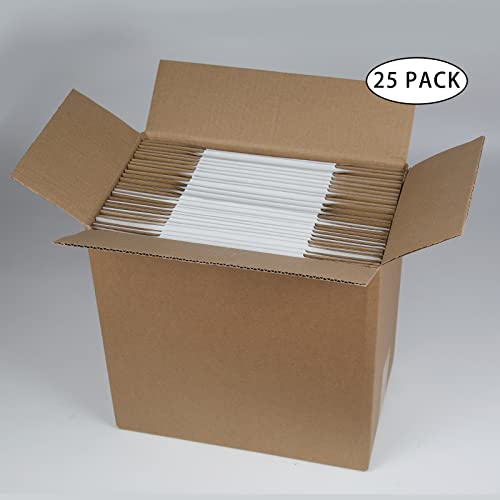 SUNLPH White Shipping Boxes 6x6x6 Inches Small Corrugated Cardboard Boxes, 25 Pack - size: 6 x 6 x 6