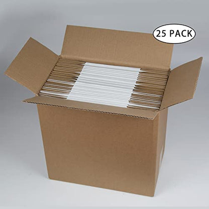 SUNLPH White Shipping Boxes 6x6x6 Inches Small Corrugated Cardboard Boxes, 25 Pack - size: 6 x 6 x 6