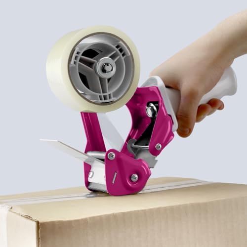 TAPEWELL Heavy Duty Metal Frame Packing Tape Dispenser Gun, 2 inch, Purple - color: Purple, size: 2 Inch