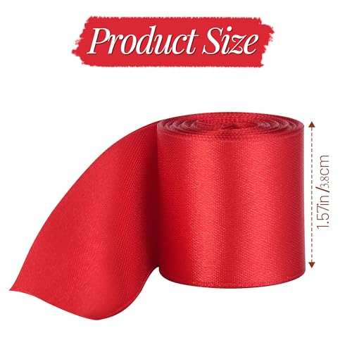 LIUYAXI Rainbow Satin Ribbon, 1-1/2 Inch x 20 Rolls Total 100 Yards - color: Rainbow Satin Ribbon, size: 1 1/2 x 3600 inches