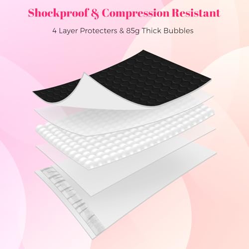 METRONIC Bubble Mailers 10x13" Padded Envelopes Black 40 Pack Waterproof - color: Black, size: 10x13" 40PC