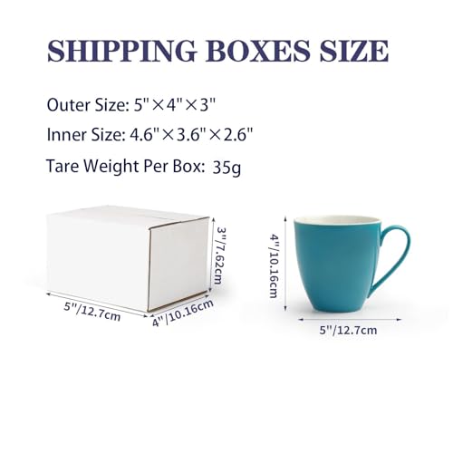 40 Pack Small Shipping Boxes 5X4X3 Inches - size: 5x4x3
