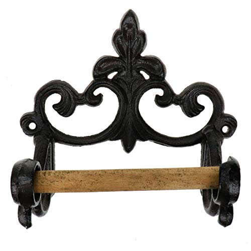 Cast Iron Toilet Paper Roll Holder,Wall Mounted Tissue Holder