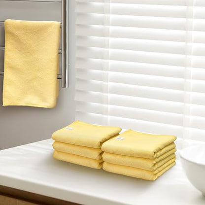Simple Houseware 16" x 24" Microfiber Cleaning Towels, Heavy Duty 9 Pack - size: 9 Pack