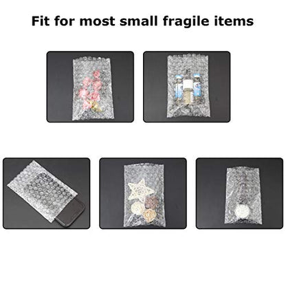 200 Pack 4x6 Inch Bubble Cushion Wrap Bags for Shipping Packing Small Clear Bubble Out Pouches Double Walled Bubble Cushioning Bags for Moving Storage - size: 4x6 Inch