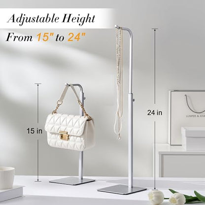 Sliver Tabletop Display Racks for Purses and Banners, 2-Pack - color: Silver, size: 2 Pack