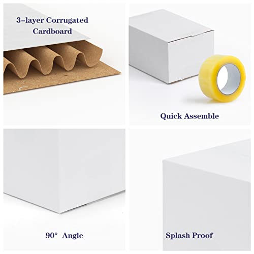 40 Pack Small Shipping Boxes 6x4x3 Inches - size: 6x4x3