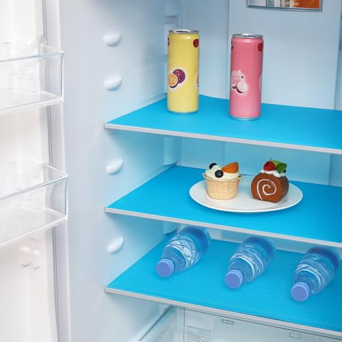100% EVA Shelf Liner Waterproof Non Adhesive, 12" x 240", Blue - color: Blue, size: 12"W x 240"L
