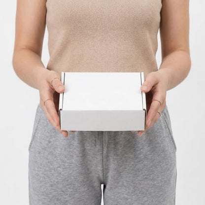 PHAREGE 30 Pack 7x5x2 inch Small Shipping Boxes, White Mailing Boxes - color: White, size: 7x5x2 inch 30 Pack
