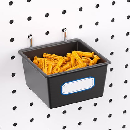 FRIMOONY Peg Board Organizer Accessories, Pegboard Hook Locks, Bins, for Organizing Pliers, Wrenches, Screwdrivers, 202-Piece - size: 202PCS