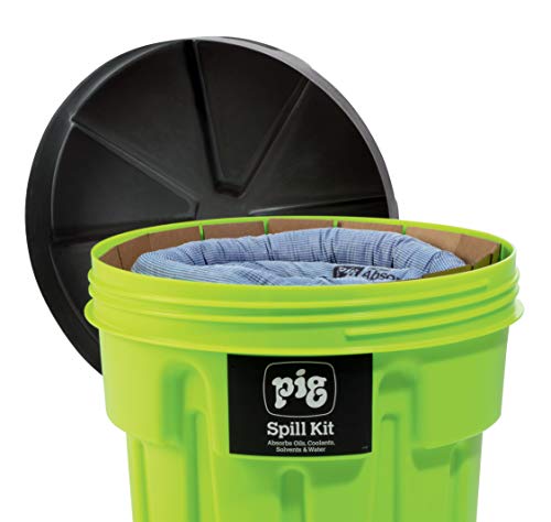 PIG Spill Kit in 20-Gallon High-Visibility Container | 12 Gallon Absorbency | KIT264