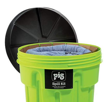 PIG Spill Kit in 20-Gallon High-Visibility Container | 12 Gallon Absorbency | KIT264