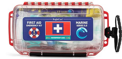 Marine Waterproof First Aid Kit for Boat, Kayak, Sailing & Beach