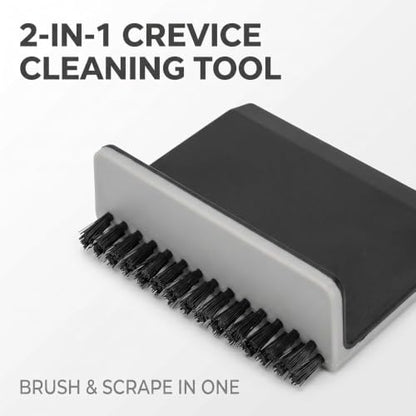 2 Pcs Black Kitchen Sink Squeegee Cleaner Countertop Brush Wiper Vegetable Cleaning Brush Wiper Home Kitchen Tool Accessories Fruit and Vegetable Cleaning Brushes