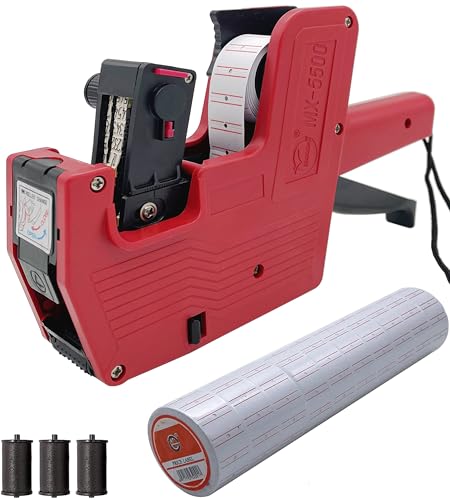 MX5500 1-Line Price Gun, Handheld Pricing Labeler for Retail - size: 1-Line