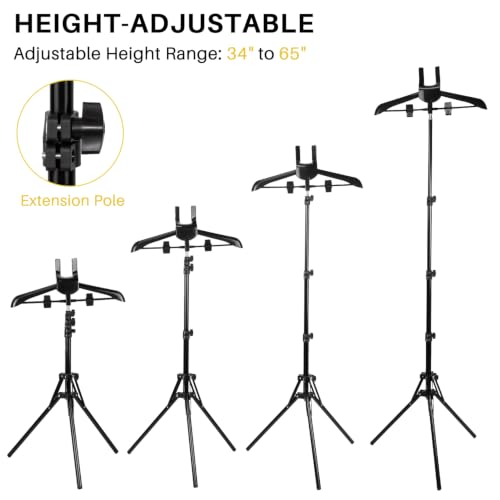 2 Pack Adjustable Shirt Display Stand Mannequin Body Graduation Gown Stand - color: 2-Pack