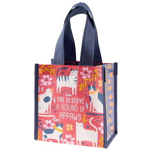 Karma Small Reusable Gift Bags, Tote Bag and Gift Bag with Handles, Perfect for Birthday Gifts and Party Bags RPET 1 Dog - color: Cat