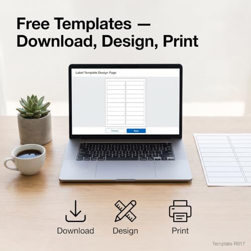 4" X 1" Matte White Printable Address Labels (250 Sheets, 5000 Stickers) - style: 5000 Labels
