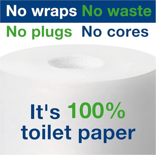 Tork Coreless High-Capacity Toilet Paper Roll T7, 36 x 1100 sheets, 472882 - size: 36 Count (Pack of 1)