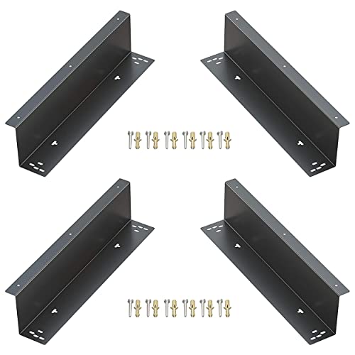 Cash Drawer Under Counter Mount Brackets 2.6 x 16.3 x 4.1 in - 2 Pk - Black - color: Black, size: 16 Inches (2 Pack)