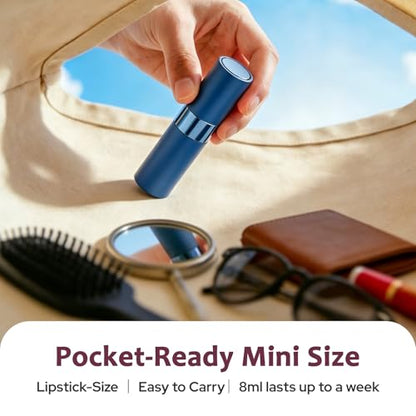 LISAPACK 8ml Travel Perfume Bottle Refillable, 3 PCS Cologne Atomizer Spray - color: 3 Colors2