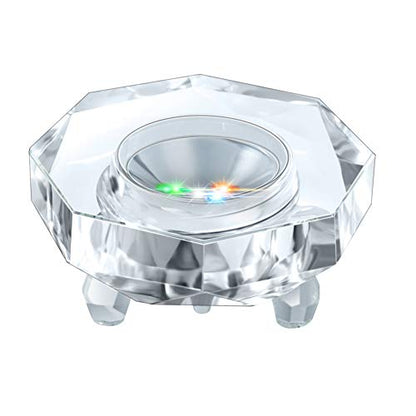 IFOLAINA Crystal LED Light Base for 3D Glass Art Lighted Display Stand - color: O-Clear-Multicolor