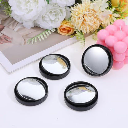 4PCS Office Cubicle Mirrors, 2.3" Adjustable See Behind You Mirror