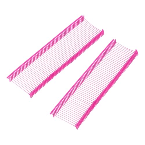 MECCANIXITY Standard Tagging Fasteners,Plastic Regular,Standard Label Gun Price Tagging Barbs for Garment Price Tag Label Tagging Barbs 25mm/1 Inch,Pack of 1000 Rose Red - color: Rose Red, size: 25mm