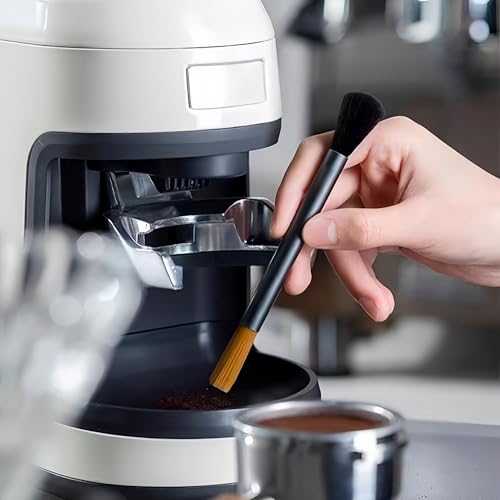 4 PCS Coffee Grinder Cleaning Brush, Espresso Brush Accessories Machine Cleaning Brush for Barista and Home Kitchen - color: Black-4 PCS