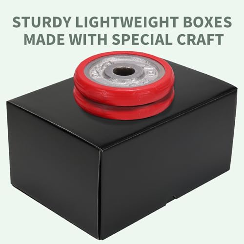 Rempry 10x7x5 Inch Black Shipping Boxes 20 Pack, Cardboard Mailer Boxes for Small Business Mailing - color: Black, size: 10X7X5-20 Pack