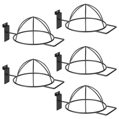 Slatwall Hat Holder, Metal Wire Hat Display Rack for Slat Board，Slatwall Accessories Hat Hook for Retail Display and Home Organization (5)