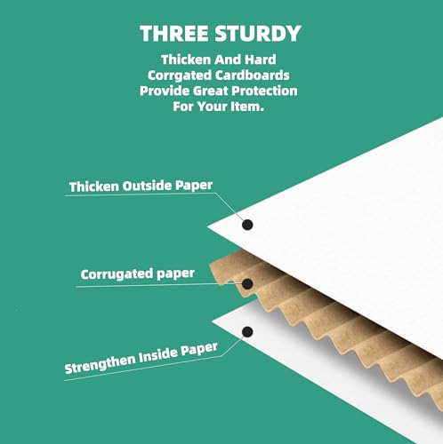 Small Shipping Corrugated Boxes 7x5x2 Inches 100 Pack - size: 7x5x2 Inches