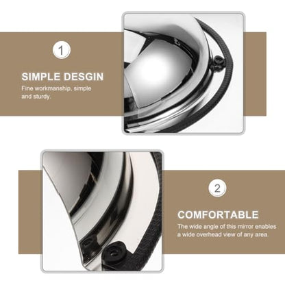 12 Inch Convex Mirror Security Mirror for Garage Driveway Supermarket Warehouse Blind Spot Safety for Traffic and Parking Assist