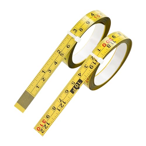 2-Pack Steel Self-Adhesive Measuring Tape, 310cm or 122-Inch - size: 122 in