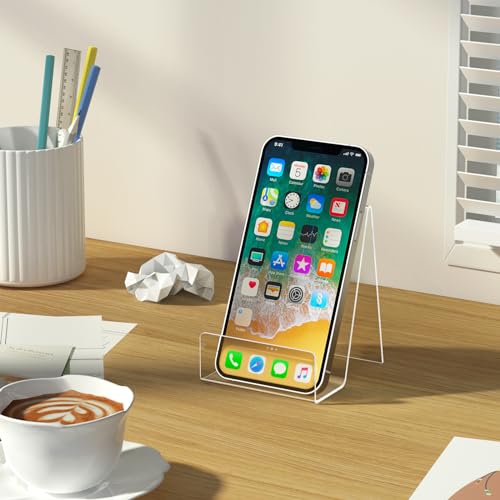 6 Pack Acrylic Book Stand, Easel Stand for Display, Book Display Holder