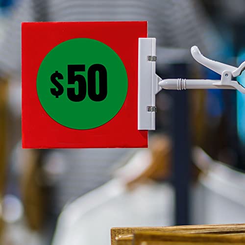 Mobiusea Creation 300pcs 50 Dollar Price Stickers Price Tag Labels 1" - size: 50 Dollars | 300pcs