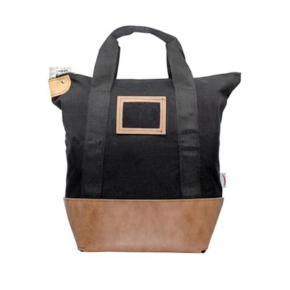 Locking Heavy Duty Courier Bag, 18x18x8 inch - color: Black